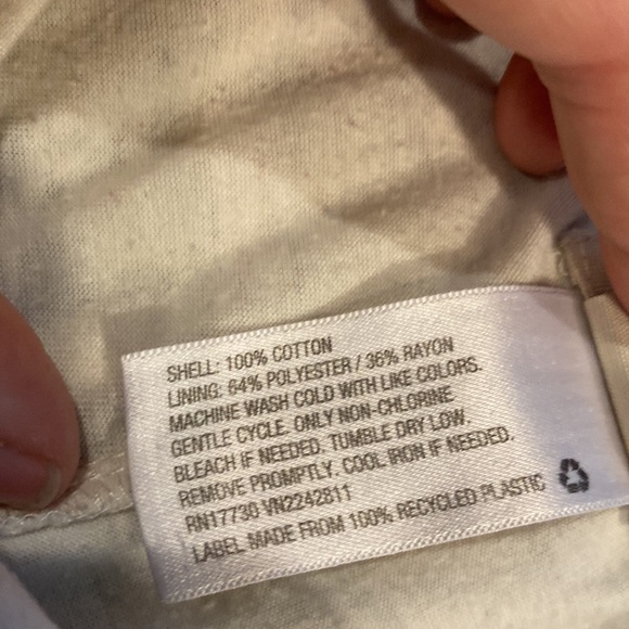 Mossimo Supply Co. lined crochet shorts. Size M. Cream color. - Picture 10 of 10